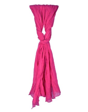 Suti Womens Cotton Plain Dupatta With Lace, Maharani Pink